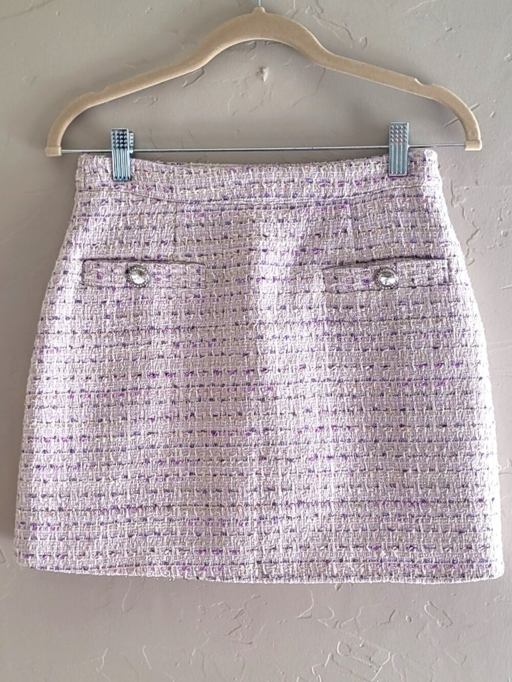 FORE Tweed Mini Skirt
